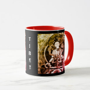Caneca Chenrezer Buda, Vintage Heruka, Tibete