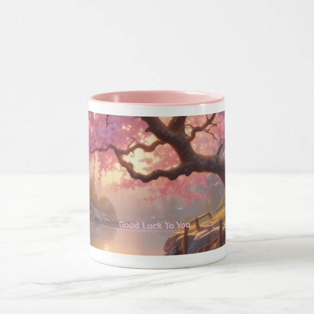Caneca Cherry Blossom Boa Sorte (Centro)