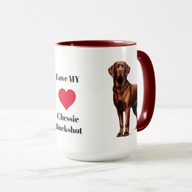 Caneca Chesapeake Bay Retriever Mug (Frente Esquerda)