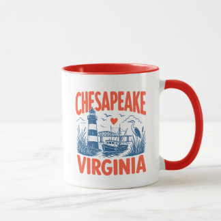 Caneca Chesapeake Virgínia Groovy Fofo