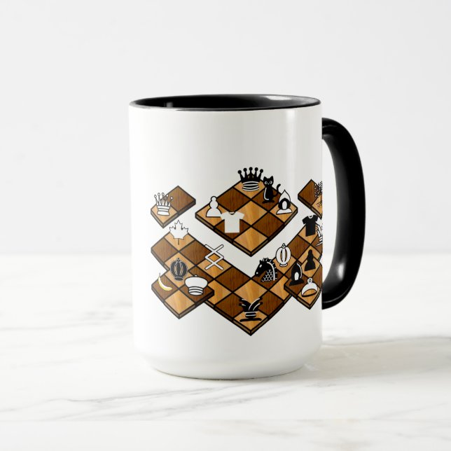 Caneca ChessCraft 3 (Frente Esquerda)