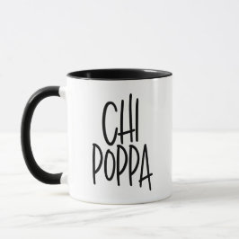 Caneca Chi Poppa Fun, Silly, Chic Chihuahua Dog Dad