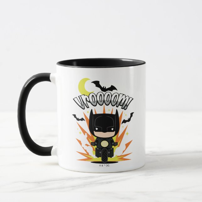 Caneca Chibi Batman Batcycle (Esquerda)