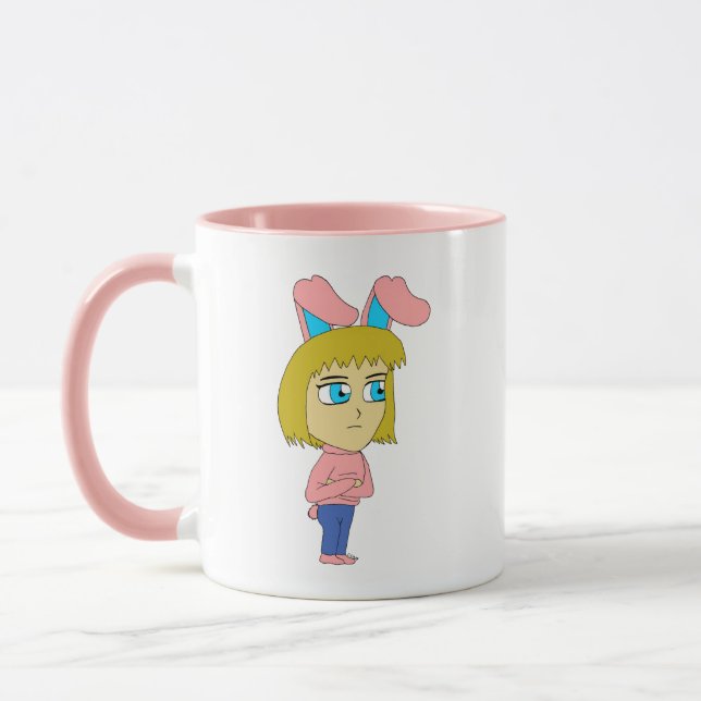 Caneca chibi bunnygirl (Esquerda)