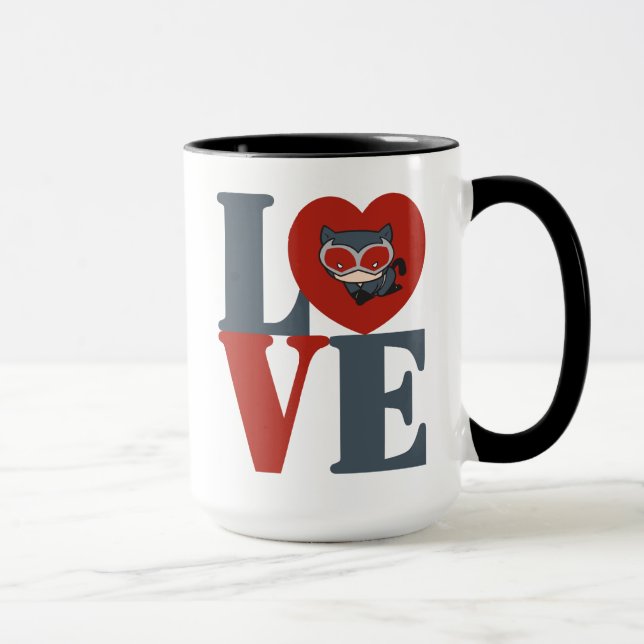 Caneca Chibi CatWomen LOVE (Direita)