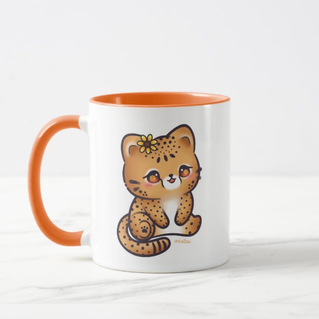 Caneca Chibi Cheetah Aritai (Esquerda)