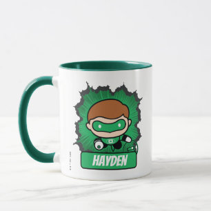 Caneca Chibi Green Lantern Flying Through Space