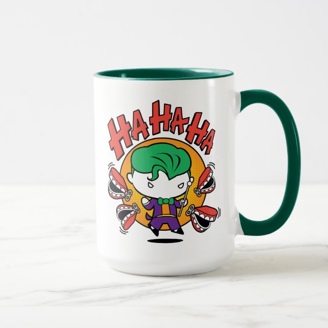 Caneca Chibi Joker Com Dentes De Brinquedo (Direita)