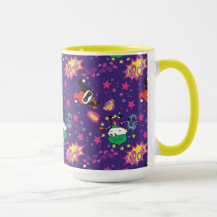 Caneca Chibi Joker e Harley Pattern