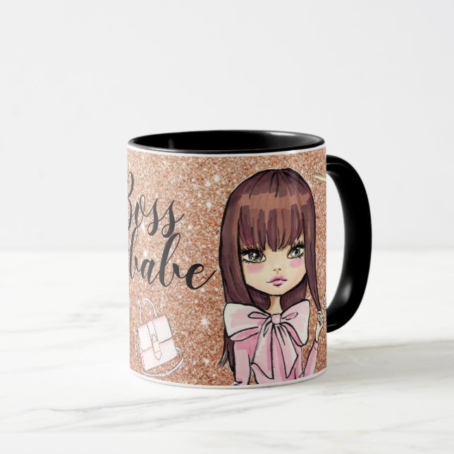 Caneca Chic e Wild Girl's Planner Coffee Mug (Frente Esquerda)