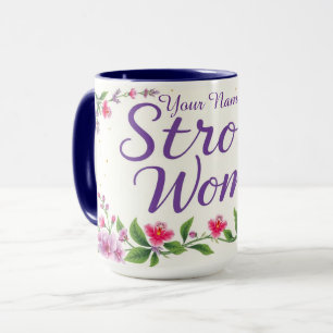 Caneca Chic IWD 2026 Liderança Feminina Forte Personaliza