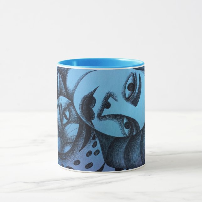 Caneca Chica y su gato (Centro)