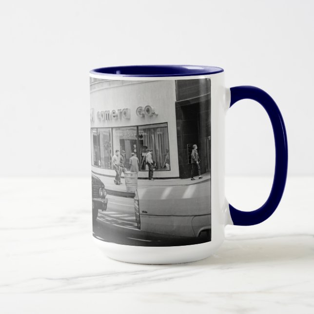 Caneca Chicago Streets 1967 Altman Camera Company Cars (Direita)