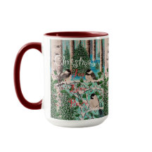 Chickadee Chatter Mug de Natal