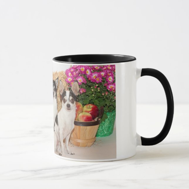 Caneca Chihuahua está no outono (Direita)