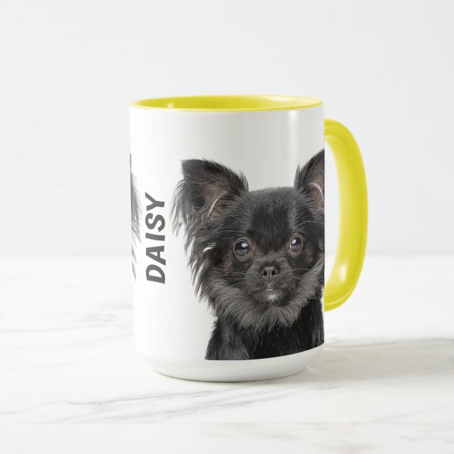 Caneca Chihuahua Personalizado Mug (Frente Esquerda)