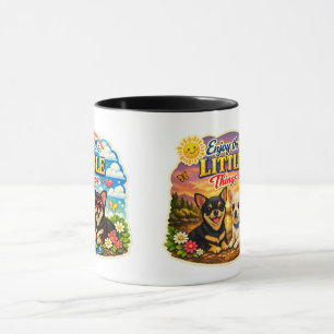 Caneca Chihuahuas Desfrutam as pequenas coisas