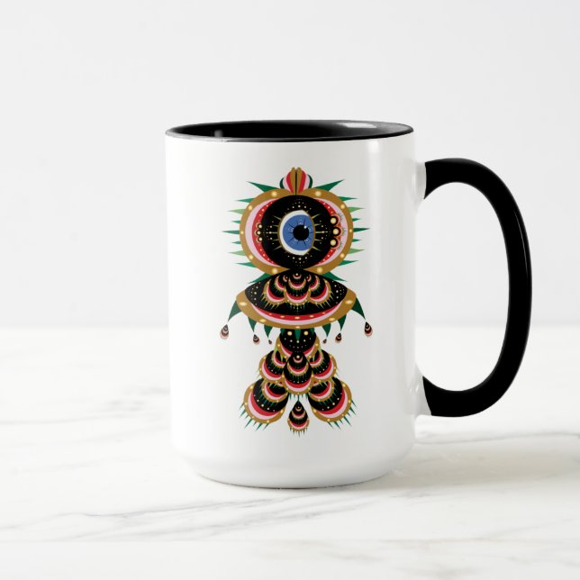 Caneca Chimera - Peixe-Pássaro Mug 15oz. (Direita)