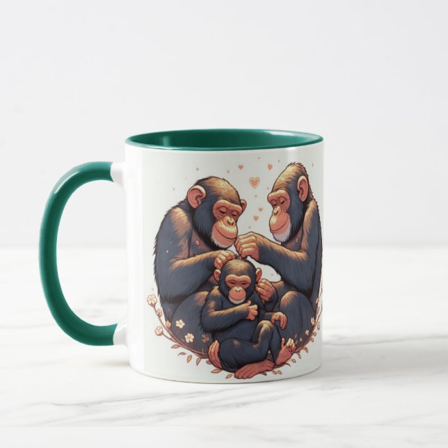 Caneca Chimpanzé Café Mug (Esquerda)