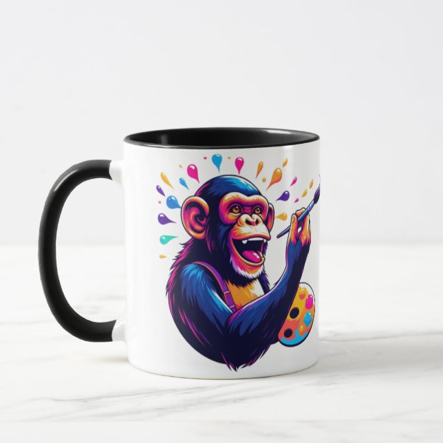 Caneca Chimpanzé Café Mug (Esquerda)