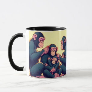 Caneca Chimpanzé Café Mug