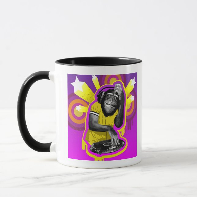 Caneca Chimpanzé DJ (Esquerda)