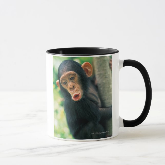 Caneca Chimpanzé novo (troglodytes da bandeja) (Direita)