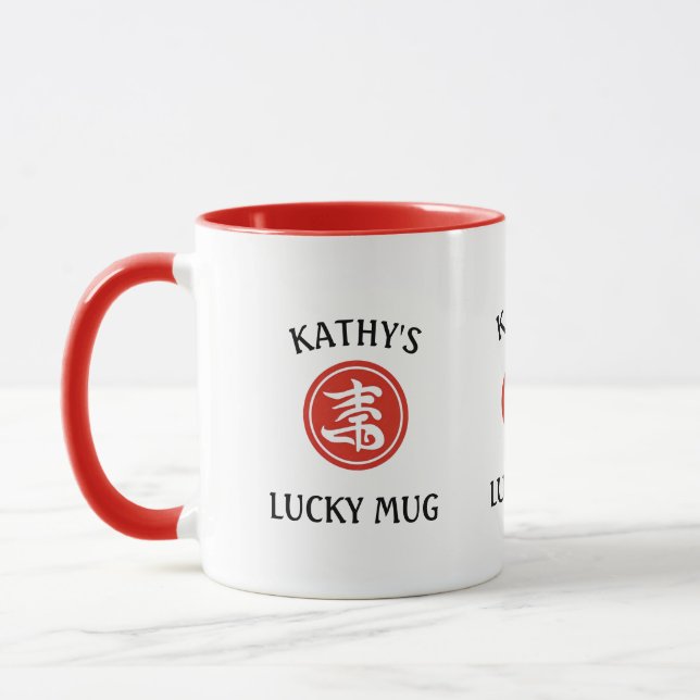 Caneca Chinês Lucky Mug - Personalizado (Esquerda)