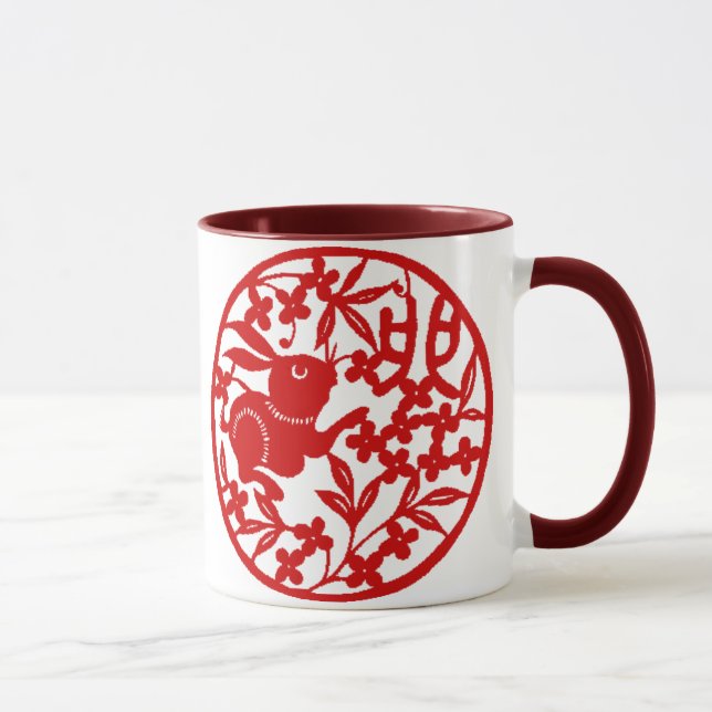 Caneca chinesa do coelho (Direita)