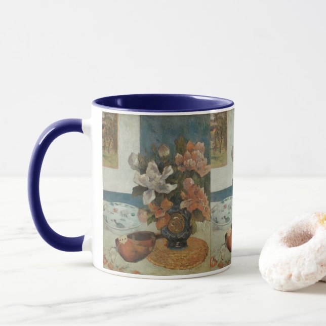 Caneca Chineses e Mandolin por Paul Gauguin (Com Donut)