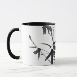 Caneca Chinesische Bambus-Tuschekunst