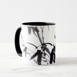 Caneca Chinesische Bambus-Tuschekunst