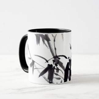 Caneca Chinesische Bambus-Tuschekunst