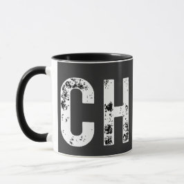 Caneca Chio! - Design de texto de Expressão Diversão e En