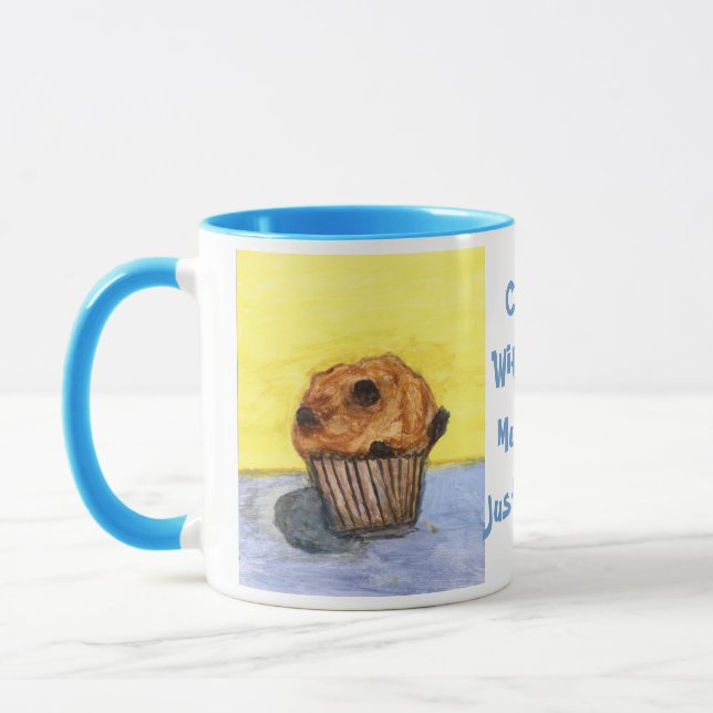 Caneca Chip Muffin Cerâmico Pintado (Esquerda)