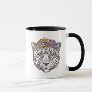 Caneca Chique do Hippie do leopardo