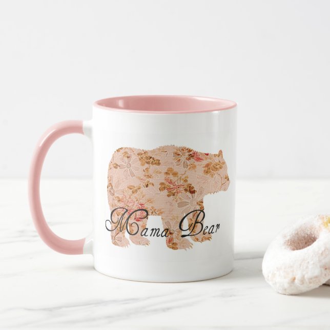 Caneca Chique Mama Bear (Com Donut)