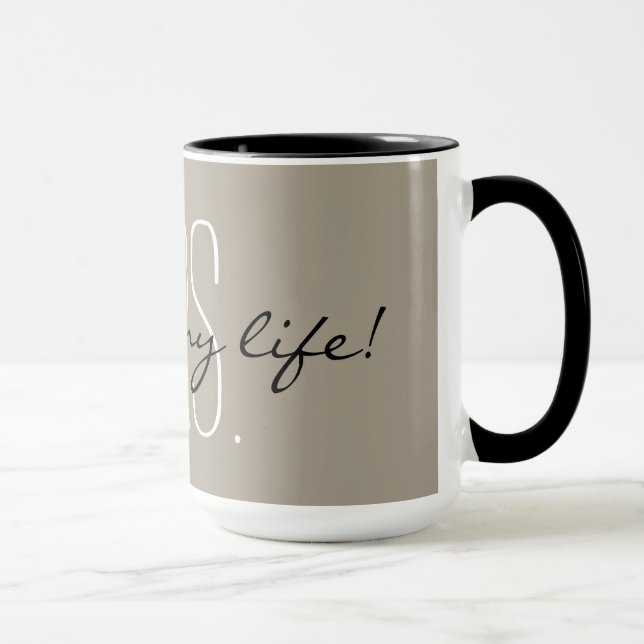 CANECA CHIQUE MUG_ " SRA. AMOR MEU VIDA " (Direita)