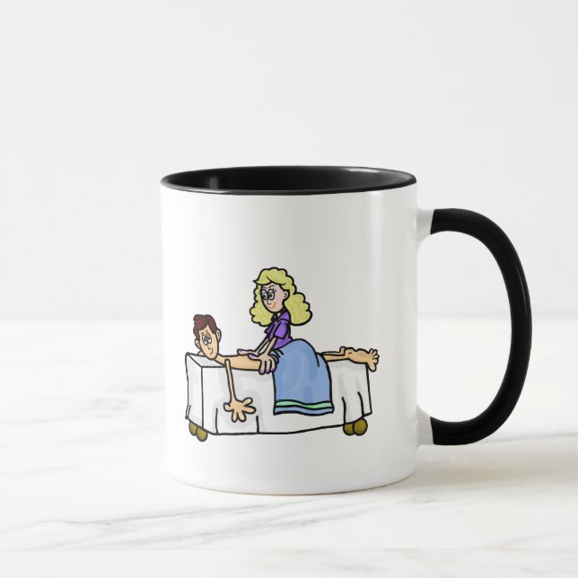 Caneca Chiropractor feminino ou Mug Masseuse (Direita)