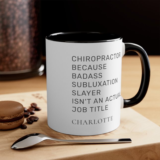 Caneca Chiropractor Porque A Subluxação É Personalizada (Criador carregado)