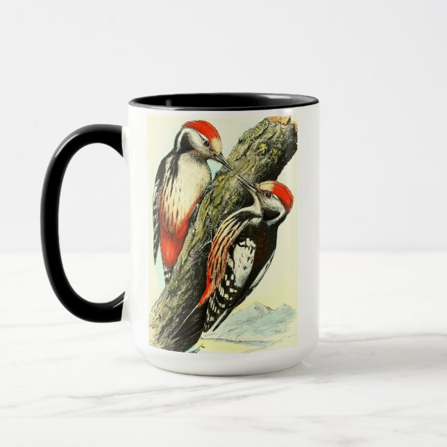 Caneca Chirp & Coffee: Lâmpadas para Pássaros Cedos (Esquerda)