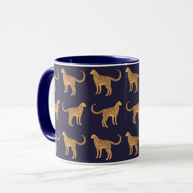 Caneca Chita, leopardo (Frente Esquerda)