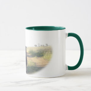 Caneca Chloe o canguru e o Sam o sheepdog