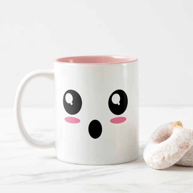 Caneca "chocada" de Emoji (Com Donut)
