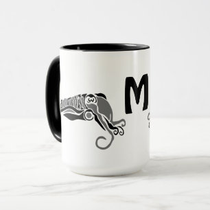 Caneca Choco primitivo em Estilo Escuro
