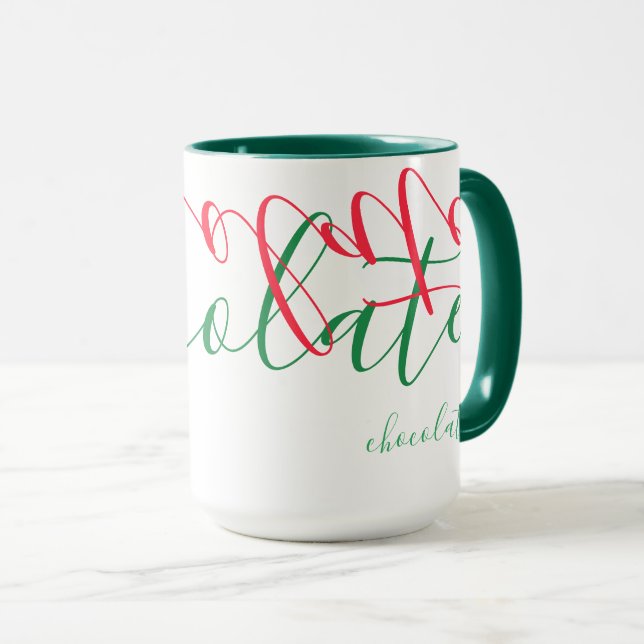 Caneca chocolate (Frente Esquerda)