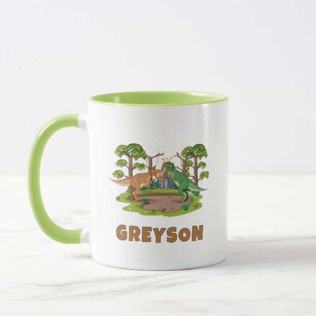 Caneca Chocolate Quente Infantil Personalizado com Nome D (Esquerda)