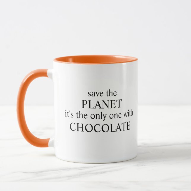 Caneca Chocolate Salve O Planeta | PÁSCOA (Esquerda)