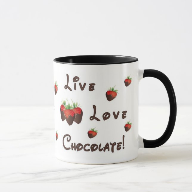 Caneca Chocolate vivo do amor (Direita)