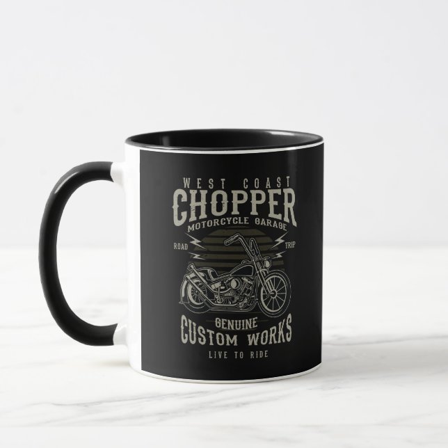 Caneca Chopper Motorcycle, Mug (Esquerda)